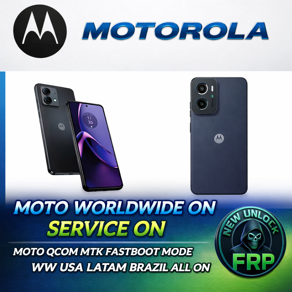 Motorola Moto FRP Unlock Fastboot Mode Instant✅ all Android 15/16 models