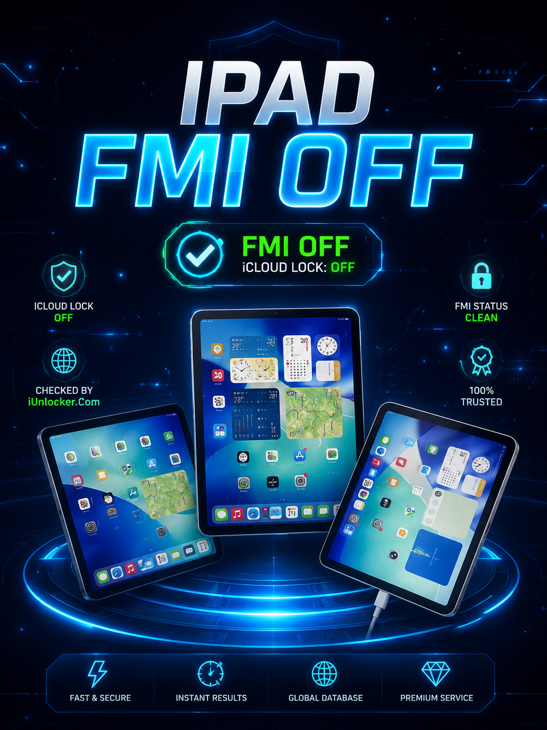 iPad FMI OFF - iPad 8,9 (iPad Pro 11-inch 2nd Gen) WIFI