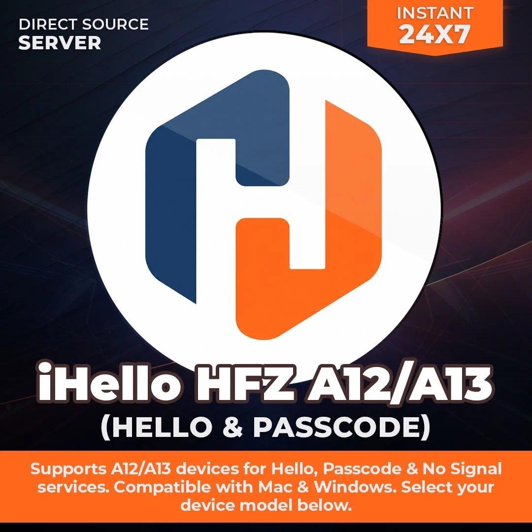 iHello HFZ (Passcode Bypass (Passcode ) iPhone XR (MAC-Windows)